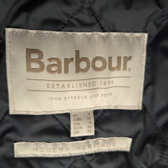 Barbour Check Monroe Quilt Jacket - Picture 15 of 15